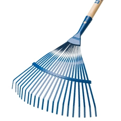 vendita online Scopa per foglie a 21 denti con manico Rastrelli, badili, forche, scope Agef